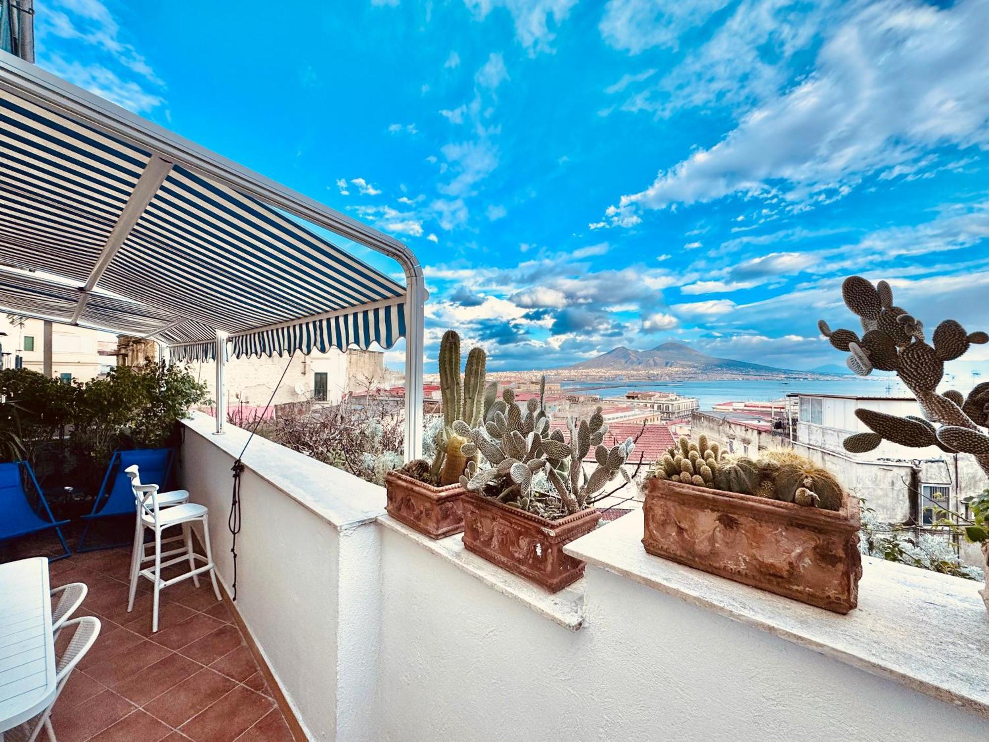 Alma De Templarsf - Stunning Design Home With Sea View And Terrace เนเปิลส์ ภายนอก รูปภาพ